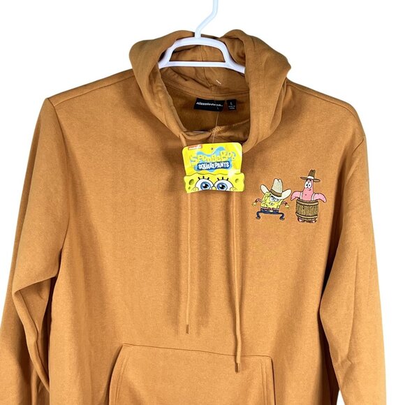 NWT SpongeBob SquarePants Cactus Patrick L Graphic Hoodie Nickelodeon Nostalgia - Picture 8 of 16